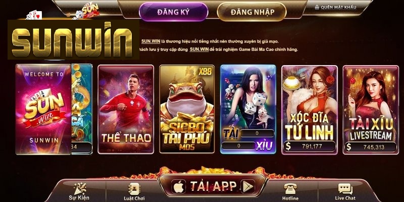sunwin 2 Thương hiệu uy tín Sunwin – Khám phá chi tiết cổng game